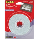 Скотч двухсторонний объемный на пенной основе - Scotch Foam Mounting Tape, 12,7мм х 3,81 метров