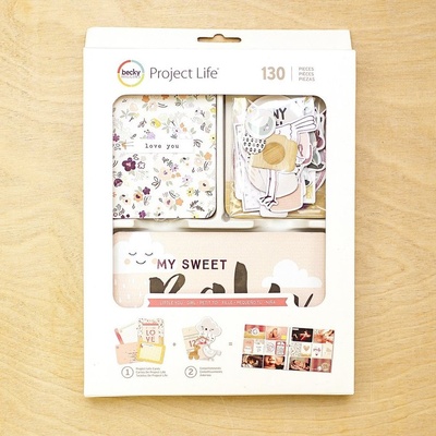 Набір карток Project Life by Becky Higgins - Value Kit - Little You Girls, 130 елементів