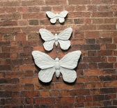 Пластиковое украшение от Е.В.A - Бабочки, 3 шт