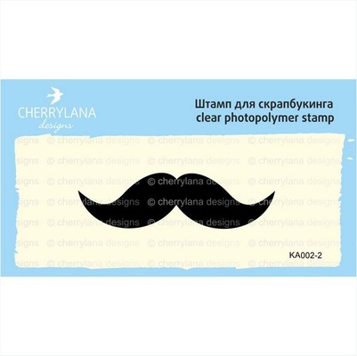 Штампи від Cherrylana - Вуса (великі), 5x1,4 см