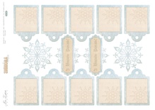 Набір висічок Lesia Zgharda Зимова пора теги