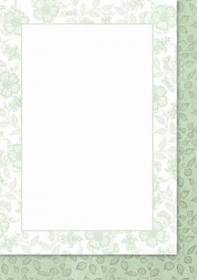 Двусторонняя подложка от Galeria Papieru, 10х14,5см, цвет аквамарин - KP-04