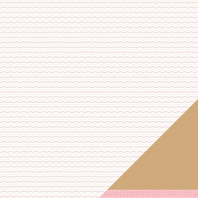 Аркуші двостороннього паперу від American Crafts - Pebbles Paper - New Addition Girl - Treasure - Embossed Embossed Crafts0