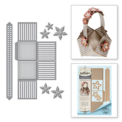 Ножі від Spellbinders — Lattice Floral Basket - Кошик з квітами