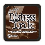 Штемпельна подушка Ranger - Distress Mini Ink Pad - Ground Espresso