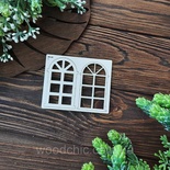 Чипборд Вікно 2 3д, WOODchic, 7 см