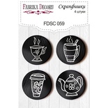 Набор скрапфишек Фабрика Декору из 4 шт FDSC059