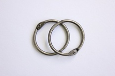 Кольца для альбомов, 2 шт., цвет: cеребро, 30 мм SCB 2504130