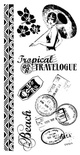 Набор резиновых штампов Hampton Art/ Graphic 45 - Cling Tropical Travelogue 1