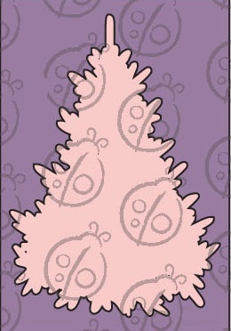 Чипборд. Елка №3. Средняя cb-292