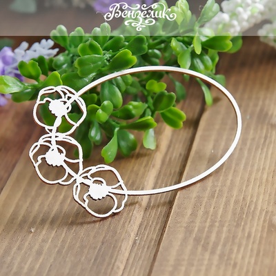 Чипборд від Вензелик - Рамка 173, розмір: 83x53 мм