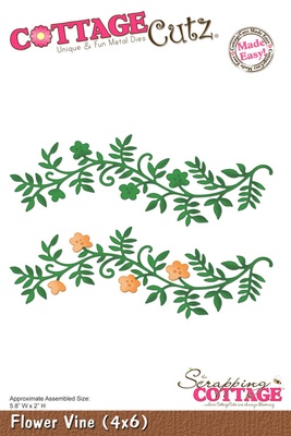 Ніж для вирубки CottageCutz - Flower Vine, 10x15см