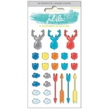 Емалеві прикраси My Mind's Eye - Jubilee Tangerine - Adventure, 25шт.ук