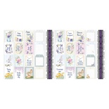 Набір смужок з картинками для декорування Tender spring spring 5 бл. 5x30,5см, ТМ Фабрика Декору