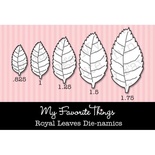 Набір ножів для вирубки My Favorite Things - Die-namics Royal Leaves (MFT161)