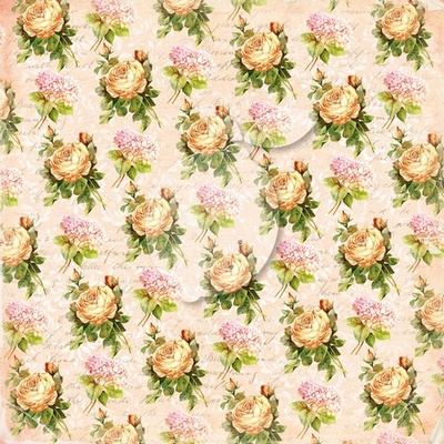 Аркуш двостороннього паперу для скрапбукінгу від LemonCraft - Grow with me me 07