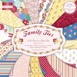 Набір паперу для скрапбукінгу First Edition - Family Ties, 64 аркуші, 15х15см