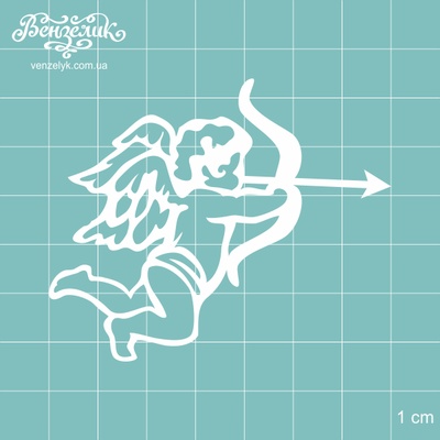 Чипборд від Вензелик - Купідон, розмір: 70x57 мм