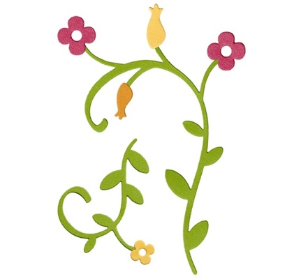 Ніж для вирубки Lifestyle Crafts - QuicKutz - Tropical flourish