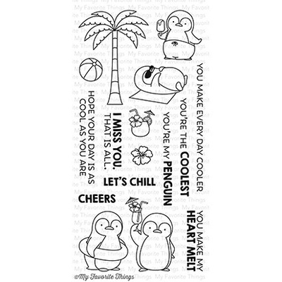 Акриловий штамп My Favorite Things - BB Penguins in Paradise