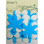 Декоративні квіти різних кольорів, розмір упаковки: 12x16,5см, 20 шт.