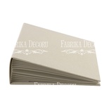 Заготовка альбома - Текстура - кожа. Белое золото, TM Fabrika Dekoru