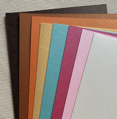 Набір смужок металізованого картону Metallic 12x30 см, 8 шт.