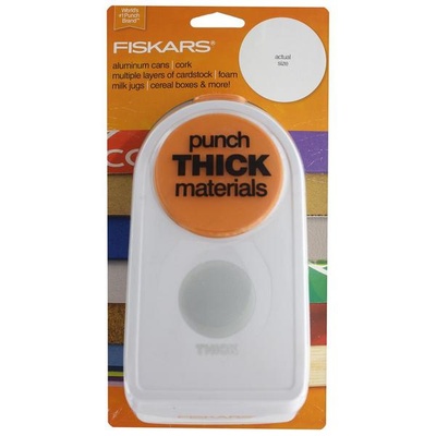 Фігурний дірокол для щільних матеріалів Fiskars Punch Thick Circle 2" - Коло, діаметр 5.1 см