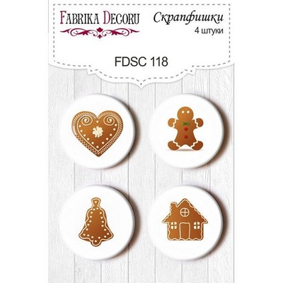 Набор скрапфишек Фабрика Декору из 4 шт FDSC 118