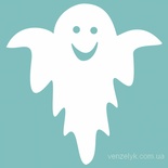 Чипборд від Вензелик - Привид, розмір: 53x51 мм