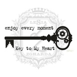 Набір мінімпів-штампов Lesia Zgharda StP021 ключ до мого серця, 3 штуки