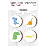 Набір скрап-фішок від ТМ Фабрика Декору з 4 шт. FDSC066