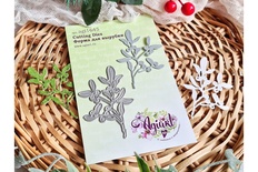 Ніж для вирубки "Гілочка омели" від AgiArt, 70*52 мм