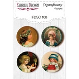 Набір скрап-фішок від ТМ Фабрика Декору з 4 шт. FDSC 108