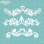 Чипборд від Вензелик - Набір вензлів 29, розмір: 87x72 мм