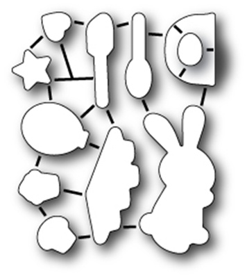 Ножі від Poppystamps - Cupcake Party die set