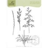 Набор акриловых штампов Lesia Zgharda Травинки з корінцем FL080, 4 шт