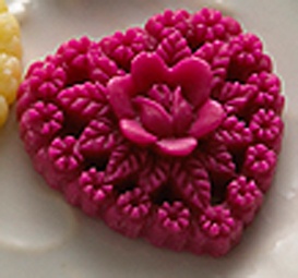 Прикраса Webster's Pages - Whimsey Hearts Peach, 1 шт.