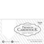 Набір кардстоку DCWV Core'dinations Value Pack Smooth Cardstock, Great White, 30x30 см, 20 аркушів, білий