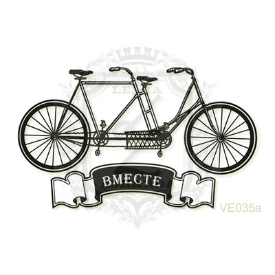 Акриловий штамп Lesia Zgharda разом зVE035a, розмір 5,7x3,4 см