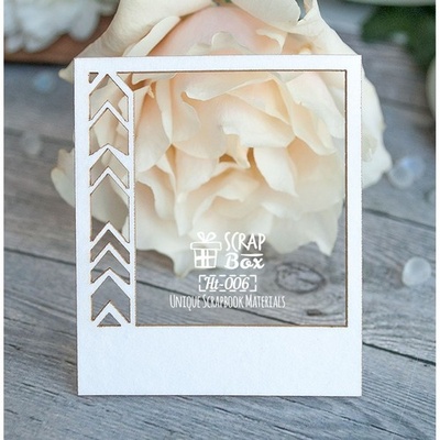 Чипборд ScrapBox - слайд зі стрілкою Ht-006