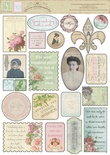 Наліпки від Melissa Frances - C'est La Vie Vintage Stickers, 21 шт