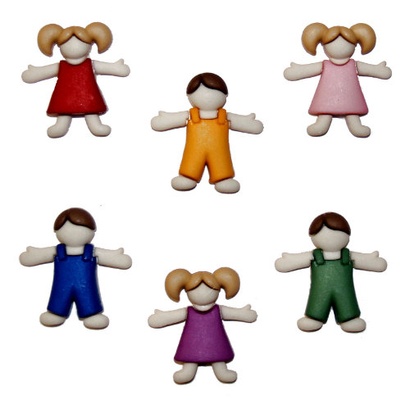 Набір декоративних ґудзиків Dress It Up - Kids