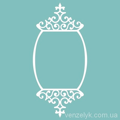 Чипборд від Вензелик - Рамка 67, розмір: 57x121 мм