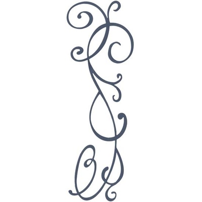 Ножі для вирубки Lifestyle Crafts - QuicKutz - Flourish