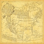 Лист скрапбумаги от Echo Park - Abroad, 30х30 см