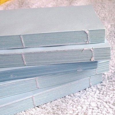 Блок для блокнота А5. Цвет: голубой