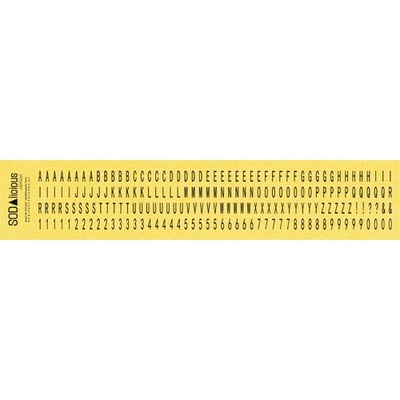 Алфавіт SODAlicious - Alphabet Yellow