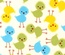 Тканина 100% бавовна - Веселі курчата на кремовому, 45x55см