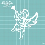 Чипборд от Вензелик - Ангелочек, размер: 66x83 мм